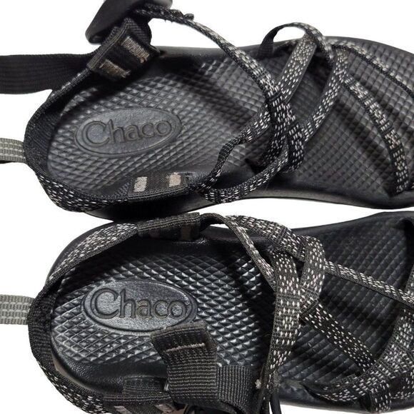 Chaco ZX1 Hugs And Kisses Strappy EcoTred Sandals Youth Size 3 Big Kids Black - Picture 5 of 12